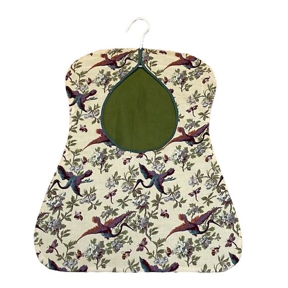 New! Clothespin Bag, retro design, birds Herons - Picture 1 of 5